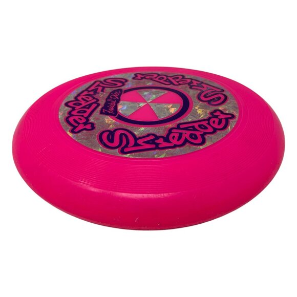Vintage Frisbee Disc Pink Holographic Shredder Flying Disc Ultimate Sport Toy - Picture 8 of 12
